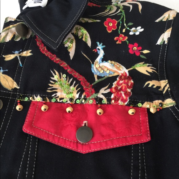 Vanity collection jkt+top black/Animal print small - Picture 3 of 8